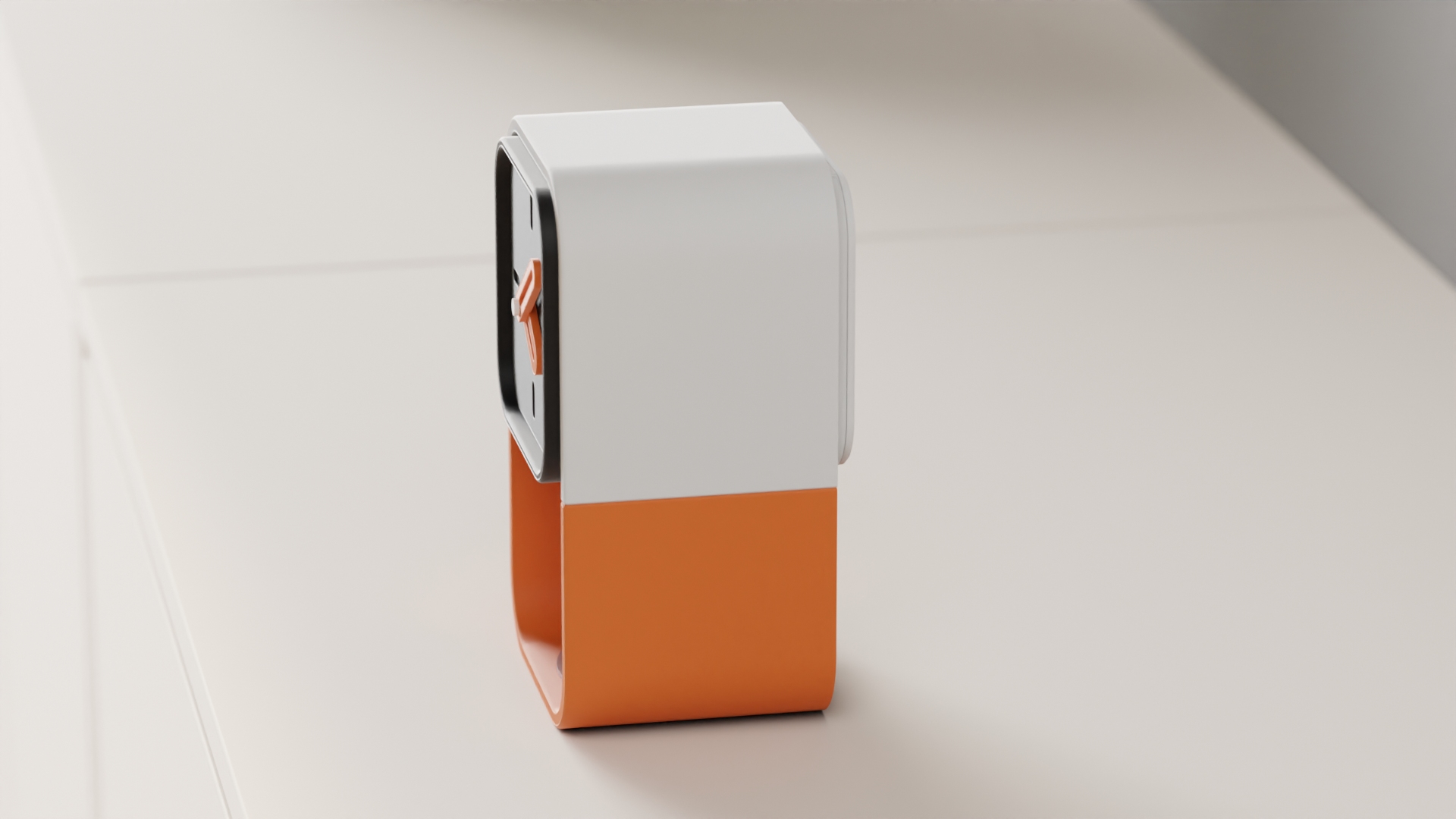 Pixo Orbit desk clock dimensions and scale reference